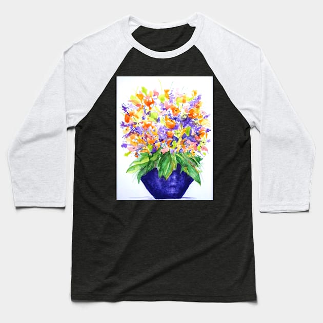 Big Bouquet of Blooms Baseball T-Shirt by Tstafford